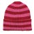 Mützen - Gårda Davos Striped Merino Wool Beanie (rot/rosa)