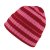 Mützen - Gårda Davos Striped Merino Wool Beanie (rot/rosa)