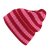 Mützen - Gårda Davos Striped Merino Wool Beanie (rot/rosa)
