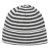 Mützen - Gårda Saint-Gervais Striped Wool Mix Beanie (dunkelgrau/weiß)