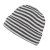 Mützen - Gårda Saint-Gervais Striped Wool Mix Beanie (dunkelgrau/weiß)