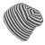 Mützen - Gårda Saint-Gervais Striped Wool Mix Beanie (dunkelgrau/weiß)