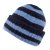 Mützen - Gårda Lech Striped Wool Mix Beanie (blau)