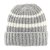 Mützen - Gårda Les Deux Alpes Striped Merino Mix Beanie (grau/weiß)
