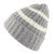Mützen - Gårda Les Deux Alpes Striped Merino Mix Beanie (grau/weiß)