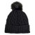 Mützen - Gårda Saas-Fee Cable Knit Wool Mix Beanie (schwarz)