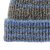 Mützen - Gårda Verbier Striped Wool Mix Beanie (grau/blau)