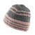 Mützen - Gårda Verbier Striped Wool Mix Beanie (grau/rosa)