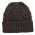Mützen - Gårda Villars Cable Knit Wool Mix Beanie (braun)
