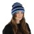 Mützen - Gårda Lech Striped Wool Mix Beanie (blau)