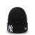 Mützen - New Era Cuff Knit Beanie New York Yankees (Schwarz)