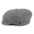 Schiebermütze / Schirmmütze - Jaxon Hats Herringbone Big Apple Cap (grau)