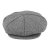 Schiebermütze / Schirmmütze - Jaxon Hats Herringbone Big Apple Cap (grau)