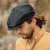 Schiebermütze / Schirmmütze - Jaxon Pure Wool Harlem Newsboy Cap (dunkelgrau)