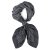 Tuch - Gårda Lourdes Satin Scarf (schwarz)