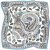 Tuch - Gårda Paisley Satin Scarf (blau)