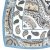 Tuch - Gårda Paisley Satin Scarf (blau)