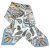 Tuch - Gårda Paisley Satin Scarf (blau)