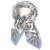 Tuch - Gårda Paisley Satin Scarf (blau)