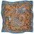 Tuch - Gårda Paisley Satin Scarf (orange)