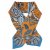 Tuch - Gårda Paisley Satin Scarf (orange)