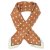 Tuch - Gårda Polka Dot Satin Scarf (orange)