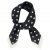 Tuch - Gårda Polka Dot Satin Scarf (schwarz)