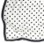 Tuch - Gårda Polka Dot Satin Scarf (weiß)
