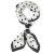 Tuch - Gårda Polka Dot Satin Scarf (weiß)