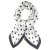 Tuch - Gårda Polka Dot Satin Scarf (weiß)