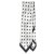 Tuch - Gårda Polka Dot Satin Scarf (weiß)
