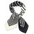 Tuch - Gårda Tabriz Satin Scarf (schwarz/creme)