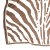 Tuch - Gårda Zebra Satin Scarf (braun)