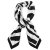 Tuch - Gårda Zebra Satin Scarf (schwarz)