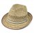 Strohhut - Gårda Agulo Natural Straw Trilby (Natur/Creme)