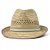 Strohhut - Gårda Agulo Natural Straw Trilby (Natur/Creme)
