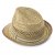 Strohhut - Gårda Agulo Natural Straw Trilby (Natur/Creme)
