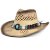 Strohhut - Gårda Antibes Western Hat (natur)
