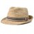 Strohhut - Gårda Benijo Raffia Trilby (Natur/Taupe)
