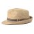 Strohhut - Gårda Benijo Raffia Trilby (Natur/Taupe)
