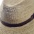 Strohhut - Gårda Funchal Raffia Fedora (Hellnatur/Dunkelbraun)