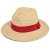 Strohhut - Gårda Positano Fedora (natur/rot)