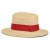Strohhut - Gårda Positano Fedora (natur/rot)