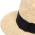 Strohhut - Gårda Positano Fedora (natur/schwarz)