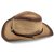 Strohhut - Gårda Taranto Western Hat (khaki)