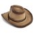 Strohhut - Gårda Taranto Western Hat (khaki)