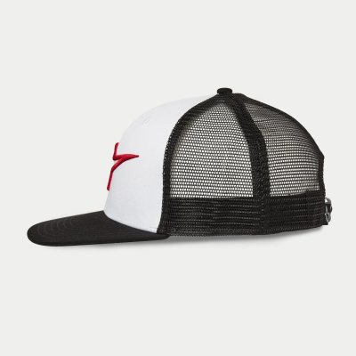 Caps - Alpinestars Corp Trucker Cap (weiß/schwarz)