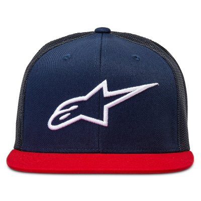 Caps - Alpinestars Corp Trucker Cap (blau/rot)