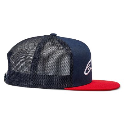 Caps - Alpinestars Corp Trucker Cap (blau/rot)