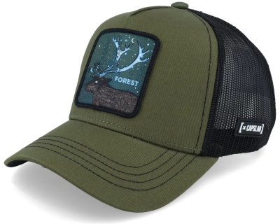 Kappe - Capslab Fantastic Beasts Forest Trucker (dunkelgrün/schwarz)